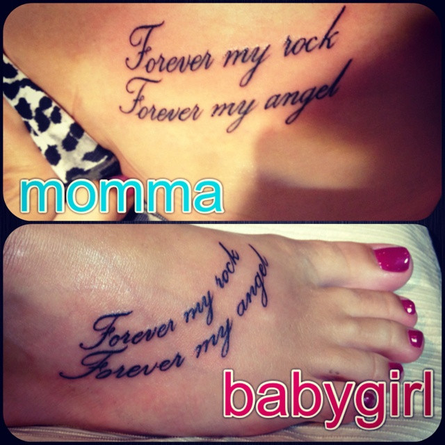 Mother Daughter Quotes For Tattoos
 Mother Daughter Tattoos Cute Quotes QuotesGram