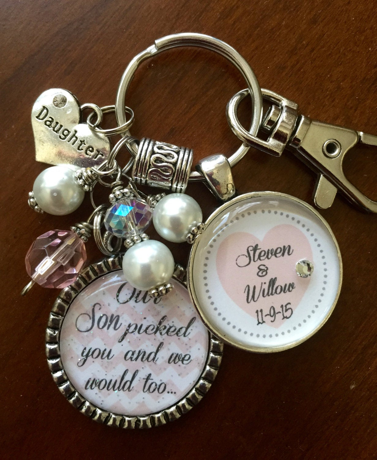Mother Day Gift Ideas From Daughter
 Future DAUGHTER in LAW GIFT personalized bride to be Our son