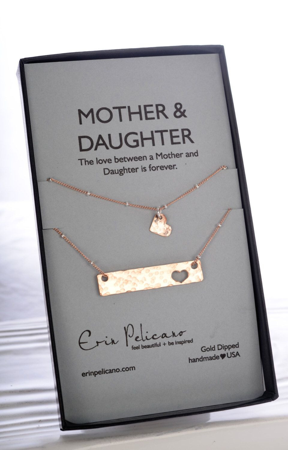Mother Day Gift Ideas From Daughter
 Mother Daughter Necklace Mother of the bride t Heart