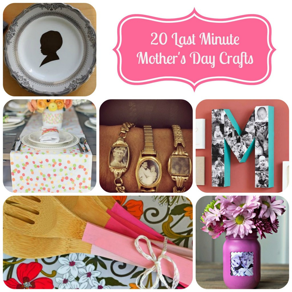 Mother Day Gift Ideas Last Minute
 20 Last Minute Mother s Day Crafts