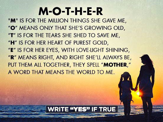 Mother Definition Quote
 What A Mother Means Quotes QuotesGram