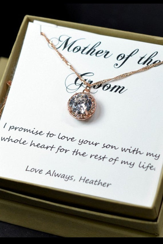 Mother In Law Gift Ideas For Wedding
 Mother of the groom mother of the bride by thefabbridaljewelry