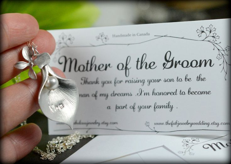Mother In Law Gift Ideas For Wedding
 Wedding Mother In Law Gift Thank You For Raising The Man