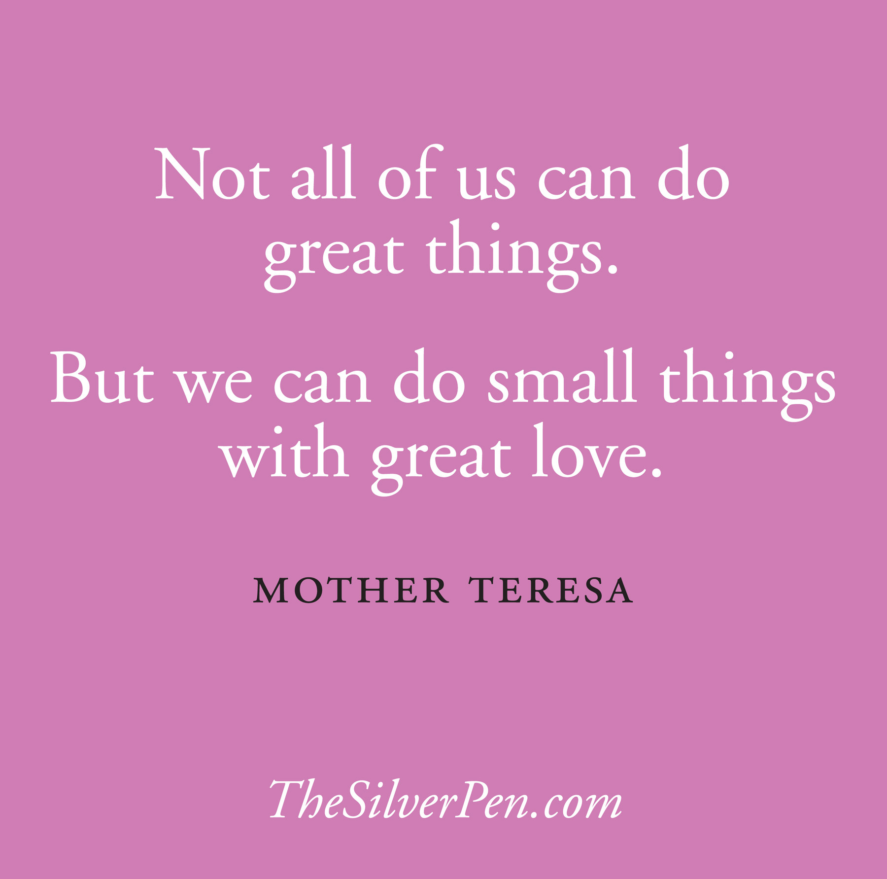 Mother Inspirational Quotes
 Great Love Mother Teresa Quotes QuotesGram