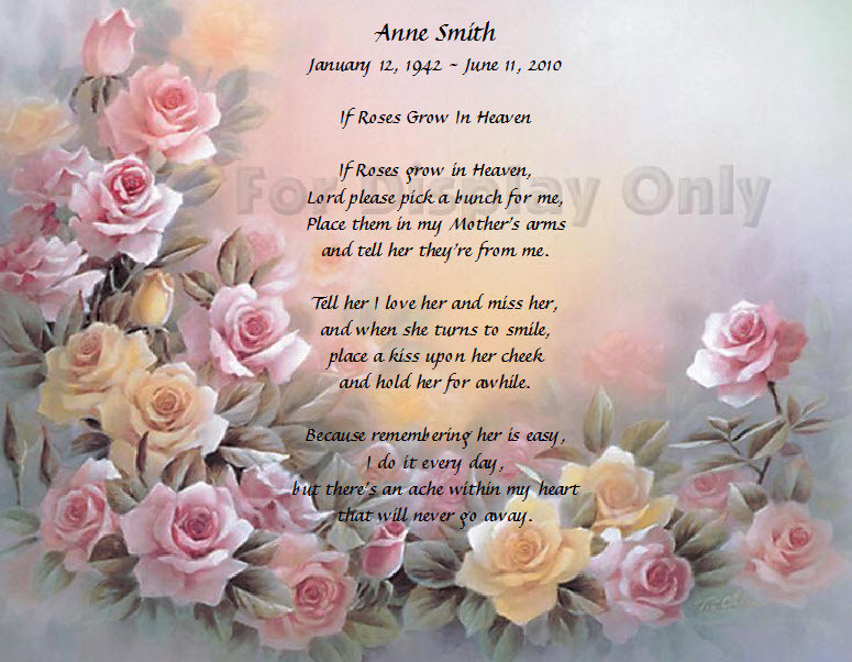 Mother Memorial Quotes
 Memorial Poems And Quotes QuotesGram
