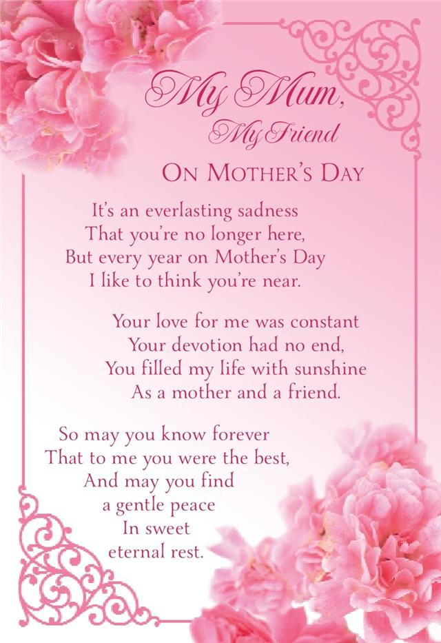 Mother Memorial Quotes
 Mothers Day Graveside Bereavement Memorial Cards VARIETY