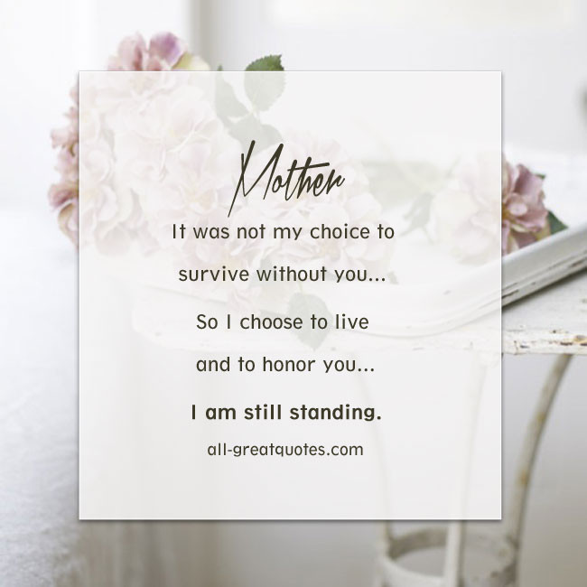 Mother Memorial Quotes
 In Loving Memory Mother Quotes QuotesGram
