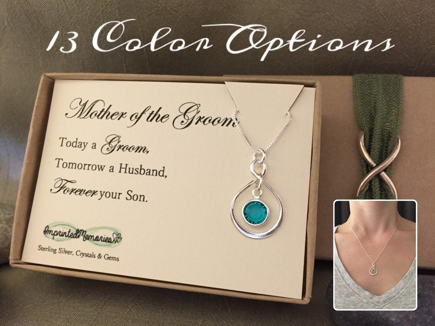 Mother Of The Groom Gift Ideas
 Mother of the groom t from groom necklace by