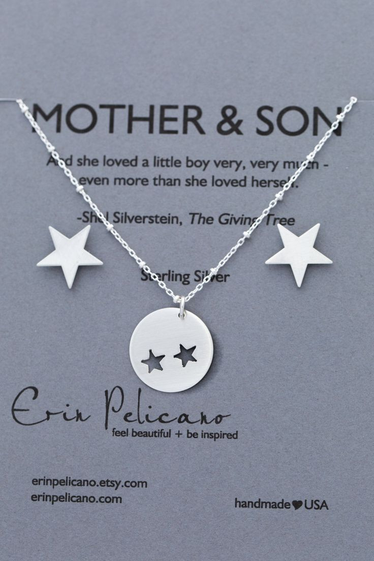 Mother Son Gift Ideas
 Mother Two Son Jewelry Inspirational Gift Mom by
