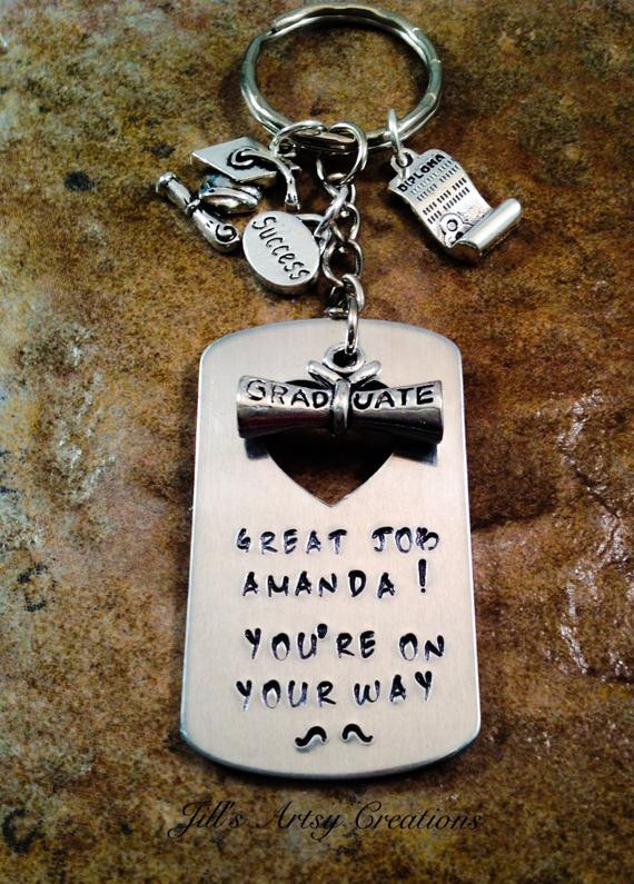 Mother Son Gift Ideas
 Graduation Keychain Gift for Daughter Son Keychain Gift
