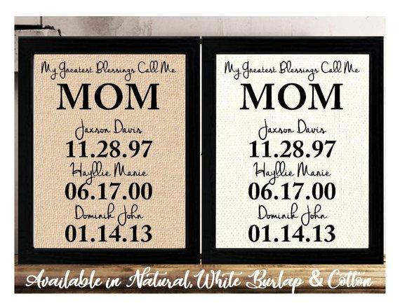 Mother Son Gift Ideas
 Mom Gifts Mom From Daughter Mom From Son Mom Birthday