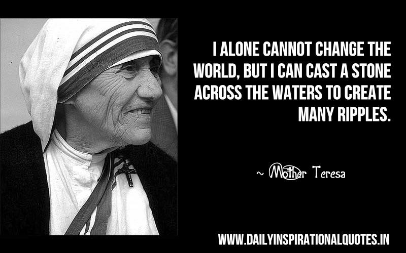 Mother Teresa Quotes Images
 Inspirational Quotes and Inspirational Quotes