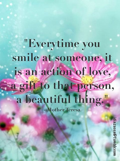 Mother Teresa Quotes Smile
 Mother Teresa Quotes To QuotesGram
