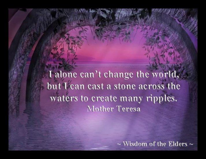 Mother Teresa Ripple Quote
 503me s Blog