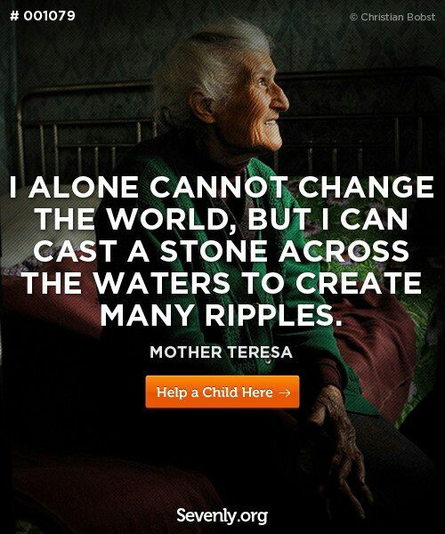 Mother Teresa Ripple Quote
 Teaching Quotes By Mother Teresa QuotesGram