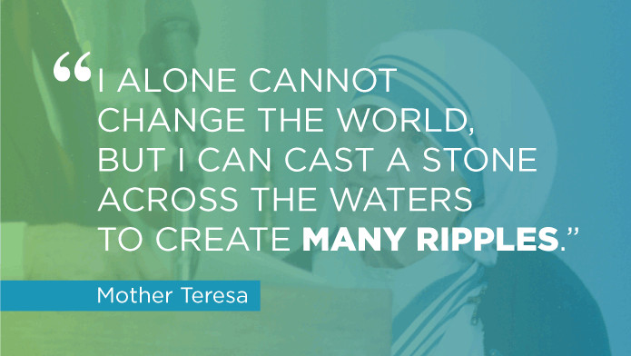 Mother Teresa Ripple Quote
 Quote Ripple Affect