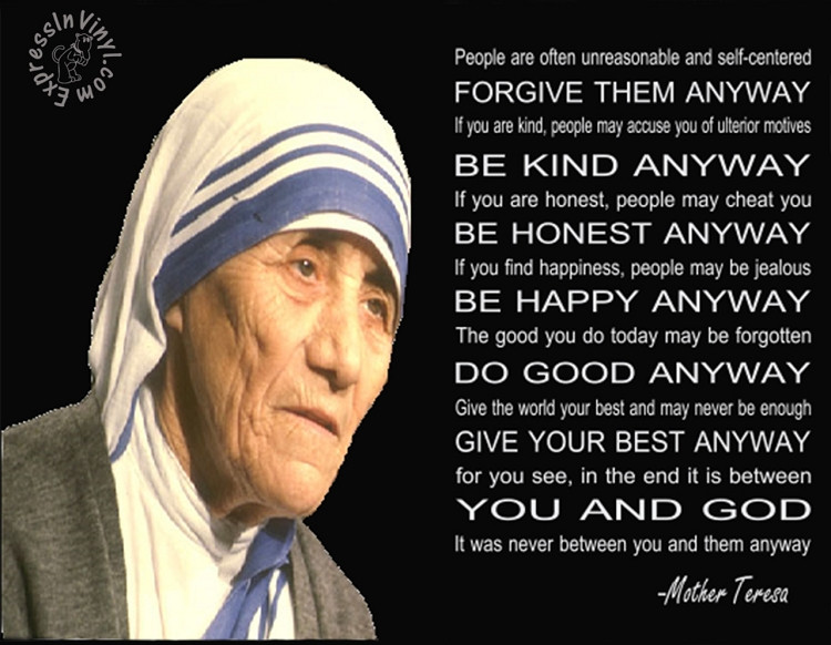 Mother Theresa Quote
 Mother Teresa Quotes QuotesGram