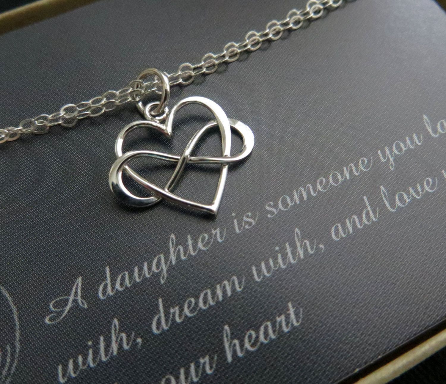 Mother To Daughter Wedding Gift Ideas
 Gift for daughter from mom infinity heart bracelet