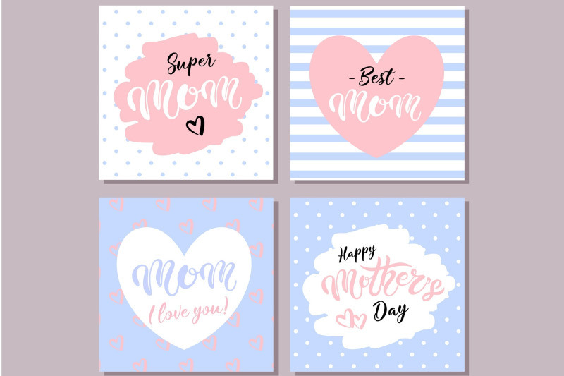 Mother'S Day Card Quotes
 Happy Mother s Day Cards Blue By DarinaDreamers Store