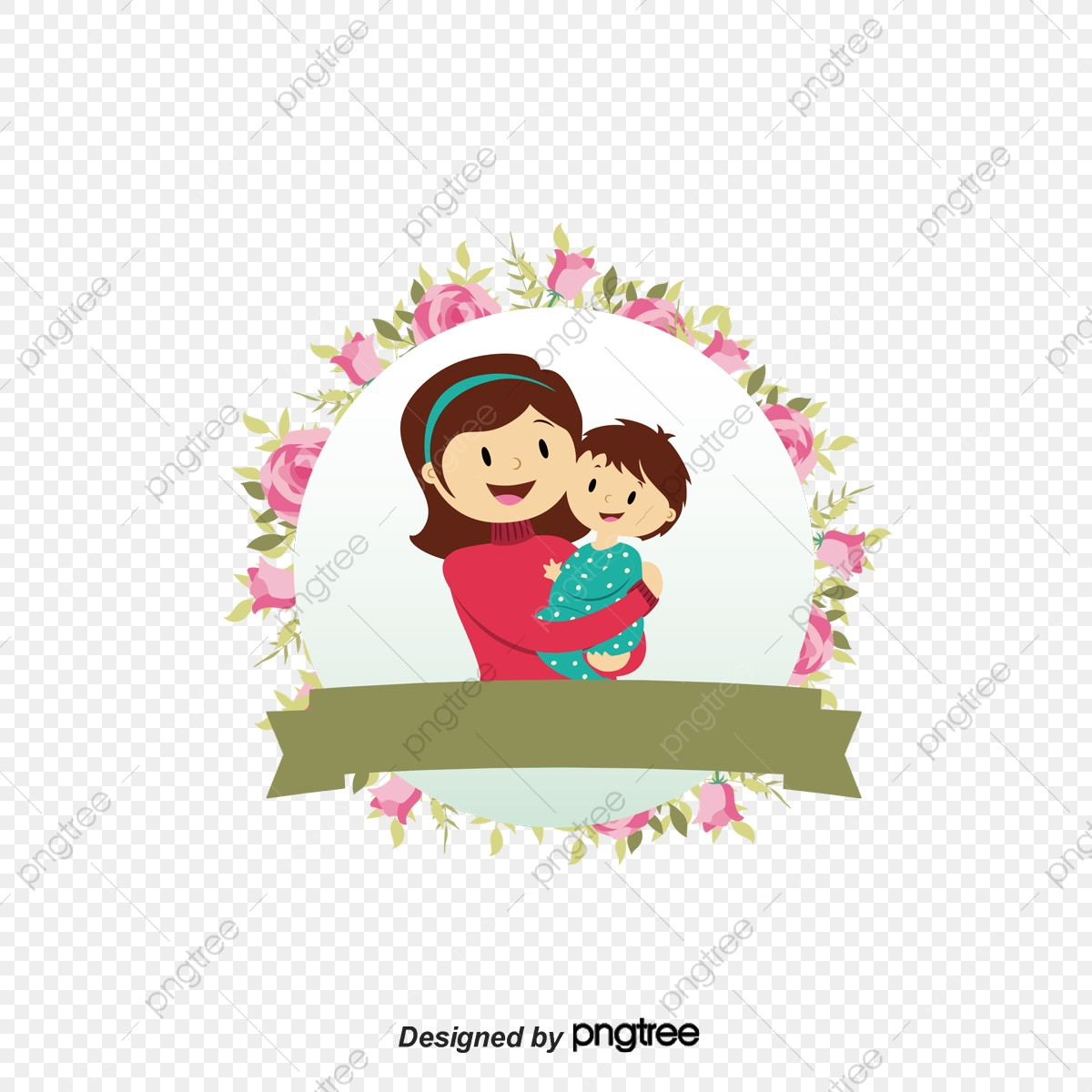 Mother'S Day Dessert
 Mother S Day Label Material Mother s Day Cartoon Label