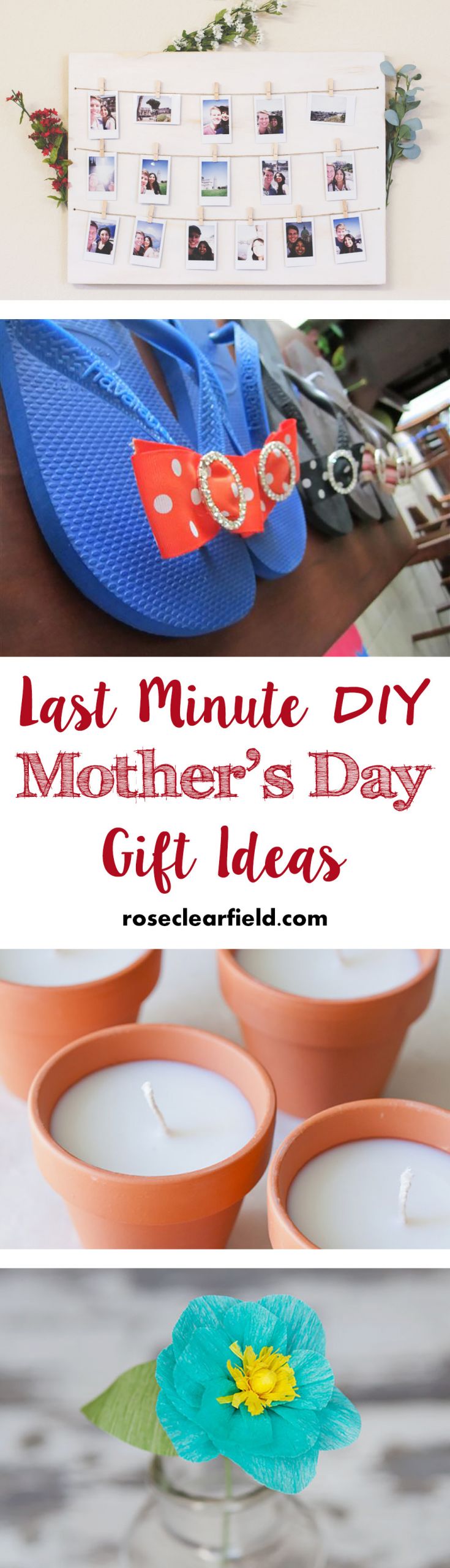 Mother'S Day Diy Gift Ideas
 Last Minute DIY Mother s Day Gift Ideas • Rose Clearfield