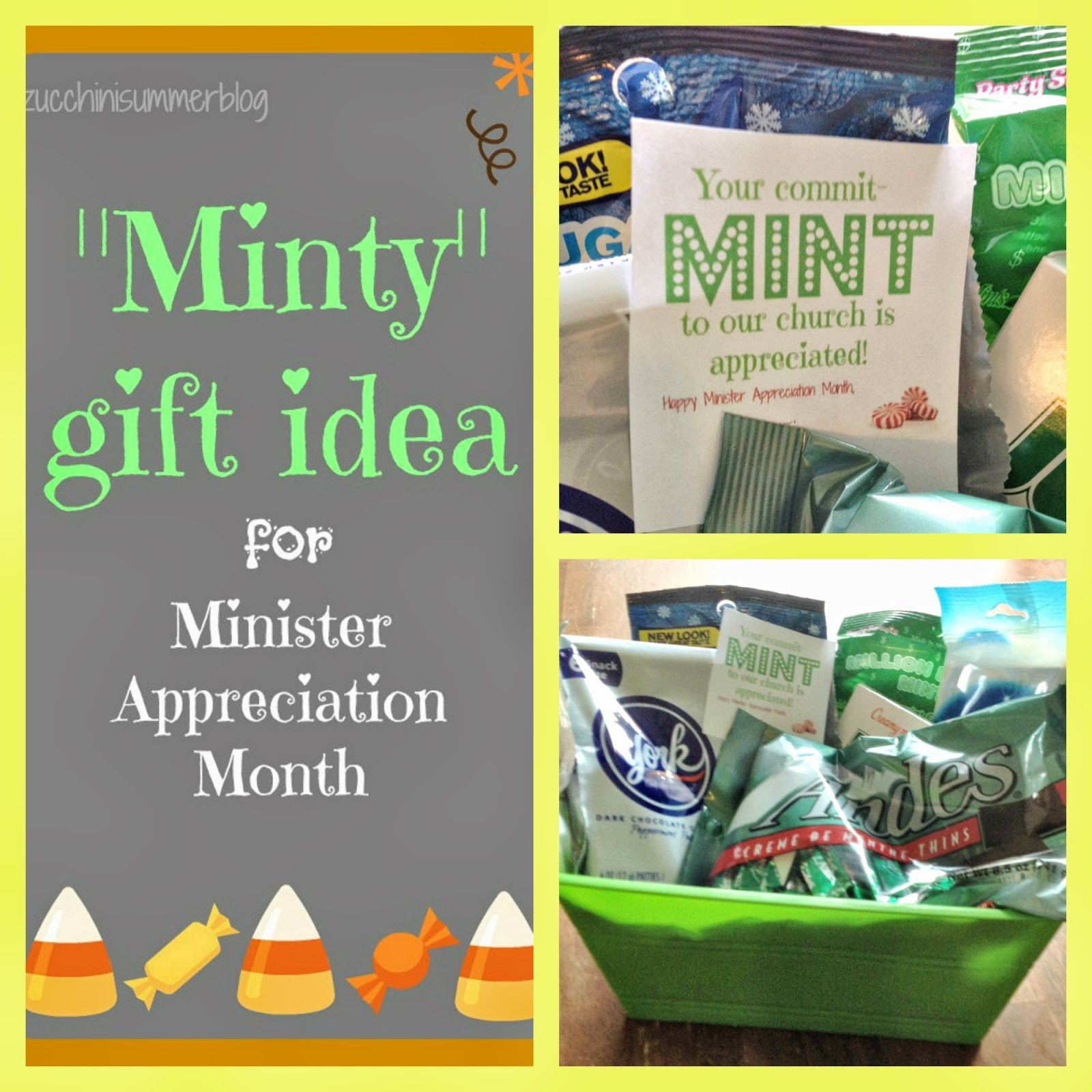 Mother'S Day Gift Ideas For Churches
 mit MINT to Church Minister Appreciation Gift