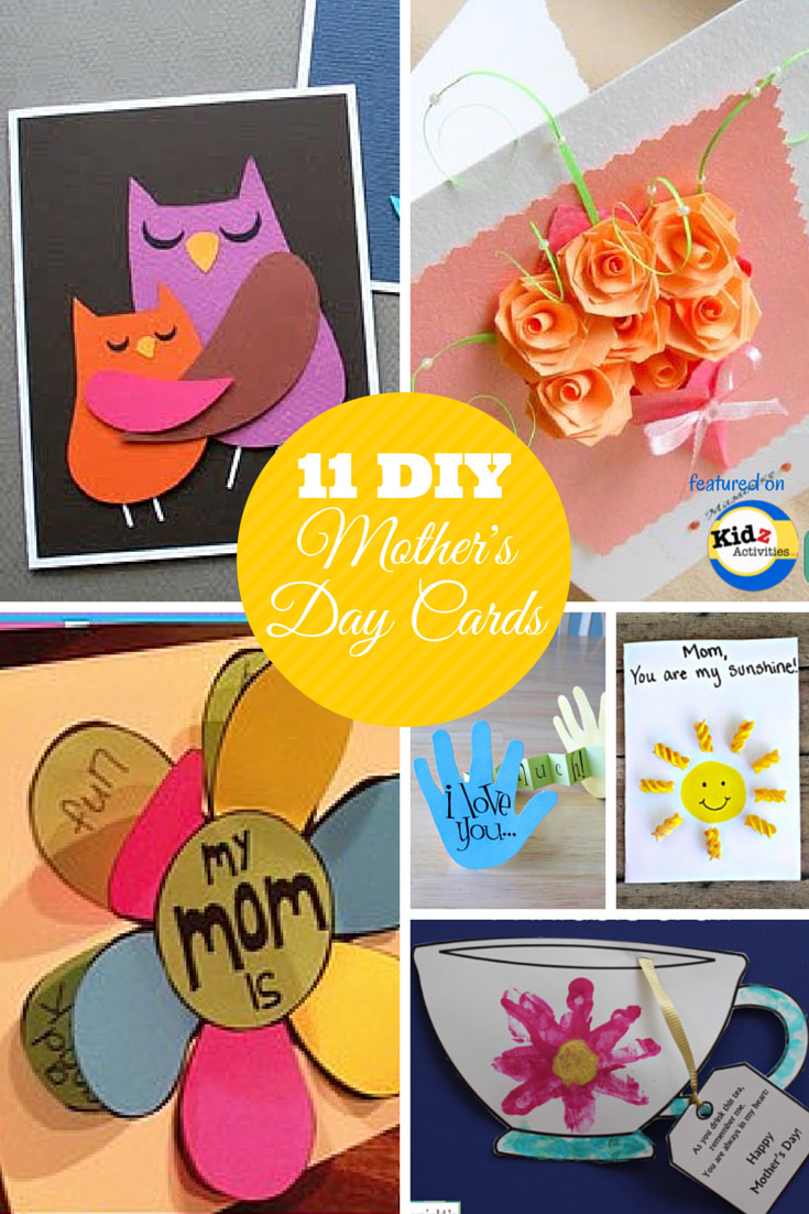 Mother'S Day Gift Ideas For Kids
 DIY Mother s Day Cards featured on Kidz Activities