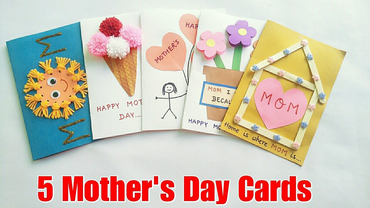 Mother'S Day Gift Ideas For Kids
 5 Special DIY Mother s Day Cards Ideas for Kids Mother s