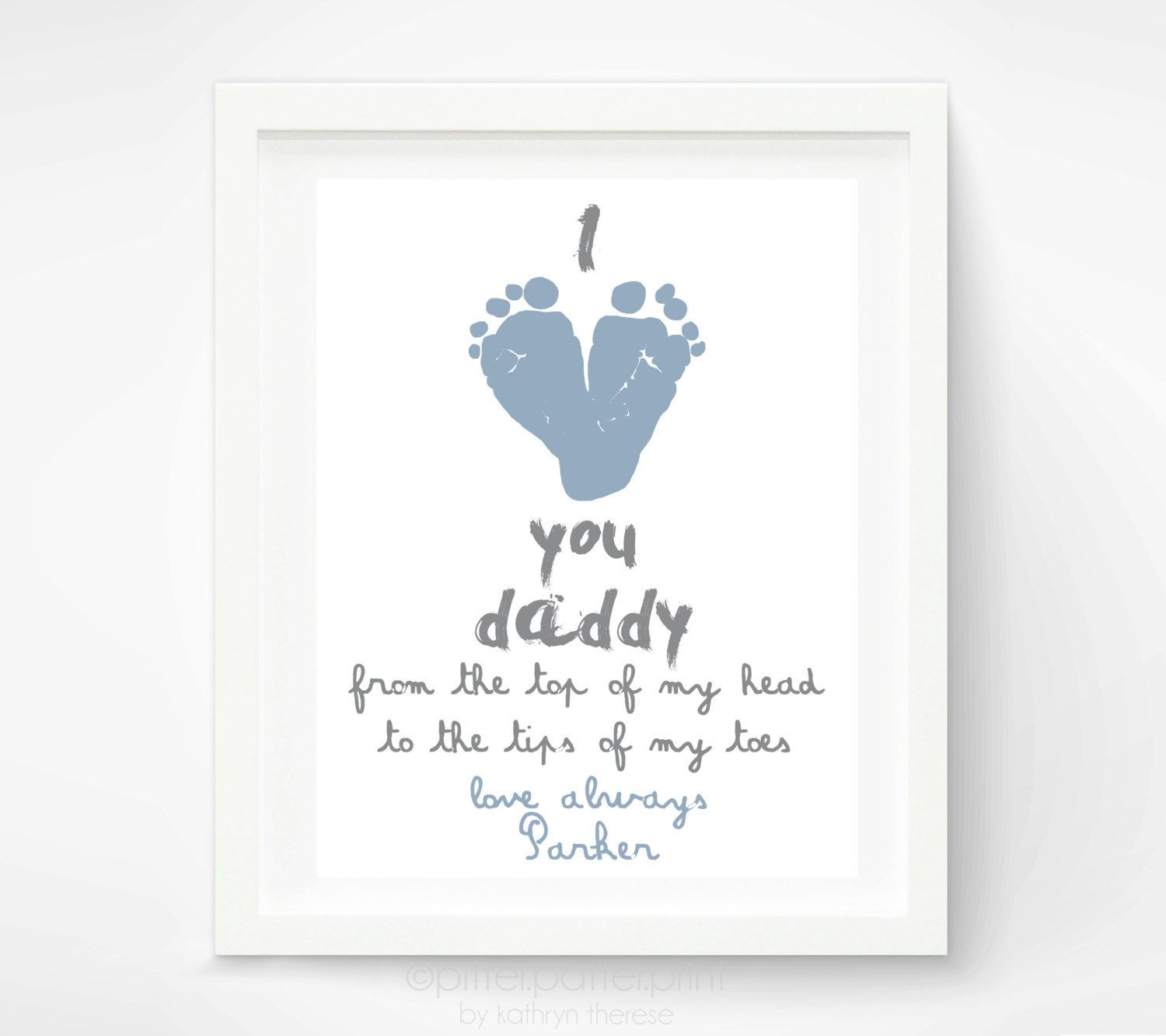 Mother'S Day Gift Ideas From Baby
 Personalized Father s Day Gift for New Dad I Love You