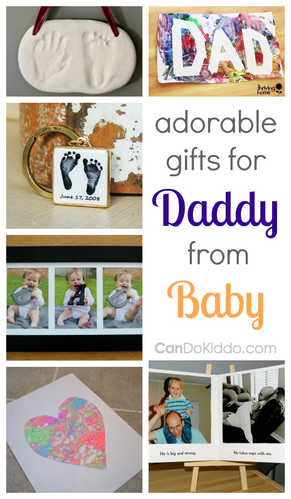 Mother'S Day Gift Ideas From Baby
 Adorable Gifts For Dad From Baby — CanDo Kiddo
