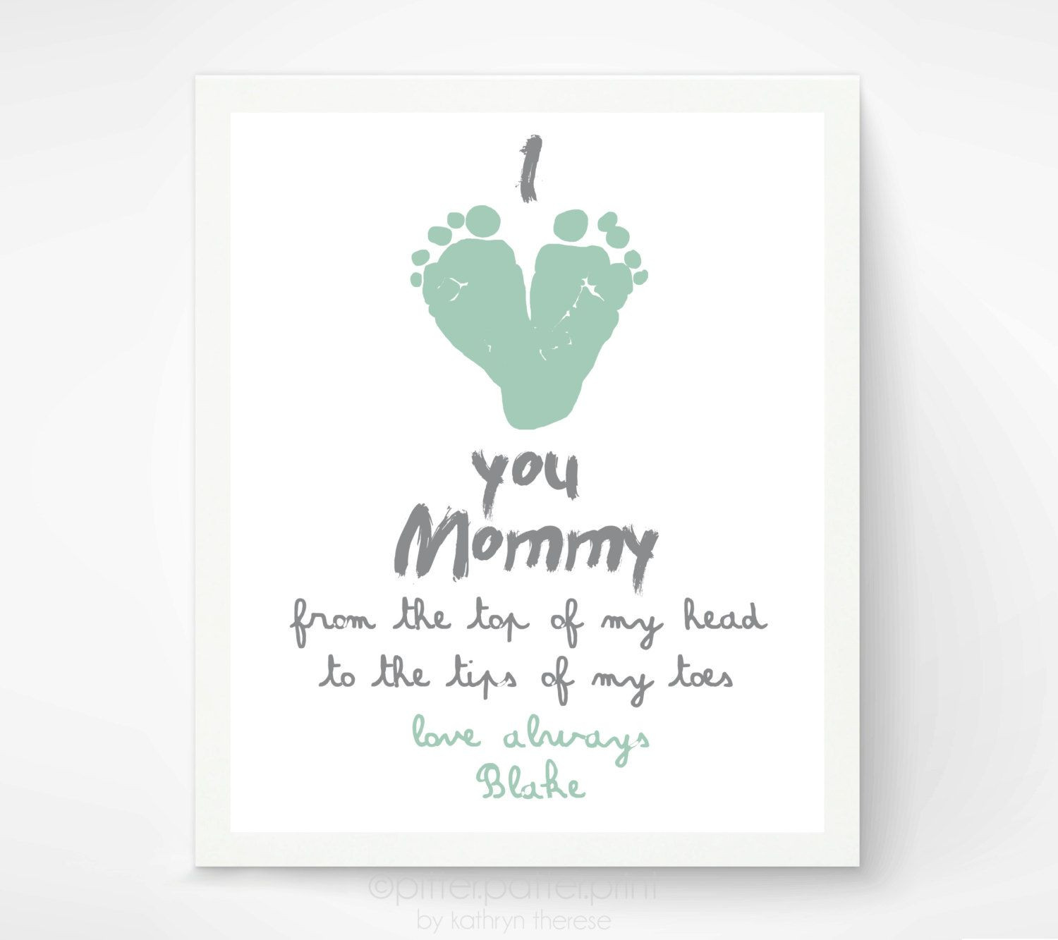 Mother'S Day Gift Ideas From Baby
 Mother s Day Personalized Gift for New Mom I Love you