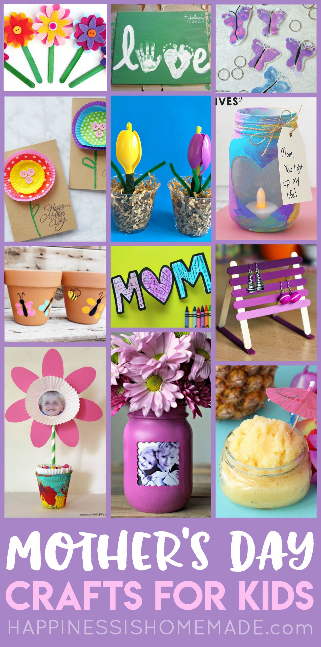 Mother'S Day Gift Ideas From Toddlers
 Quick & Easy Mother s Day Gift Felt Flowers Happiness