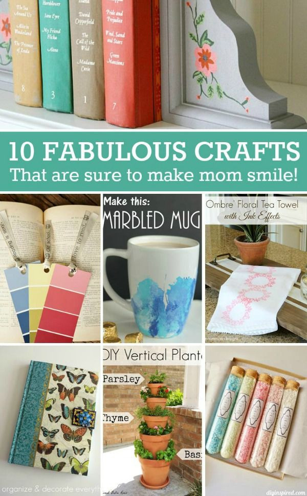 Mother'S Day Gift Ideas Homemade Crafts
 Mothers Day DIY Gift Ideas Fun and useful ts that are