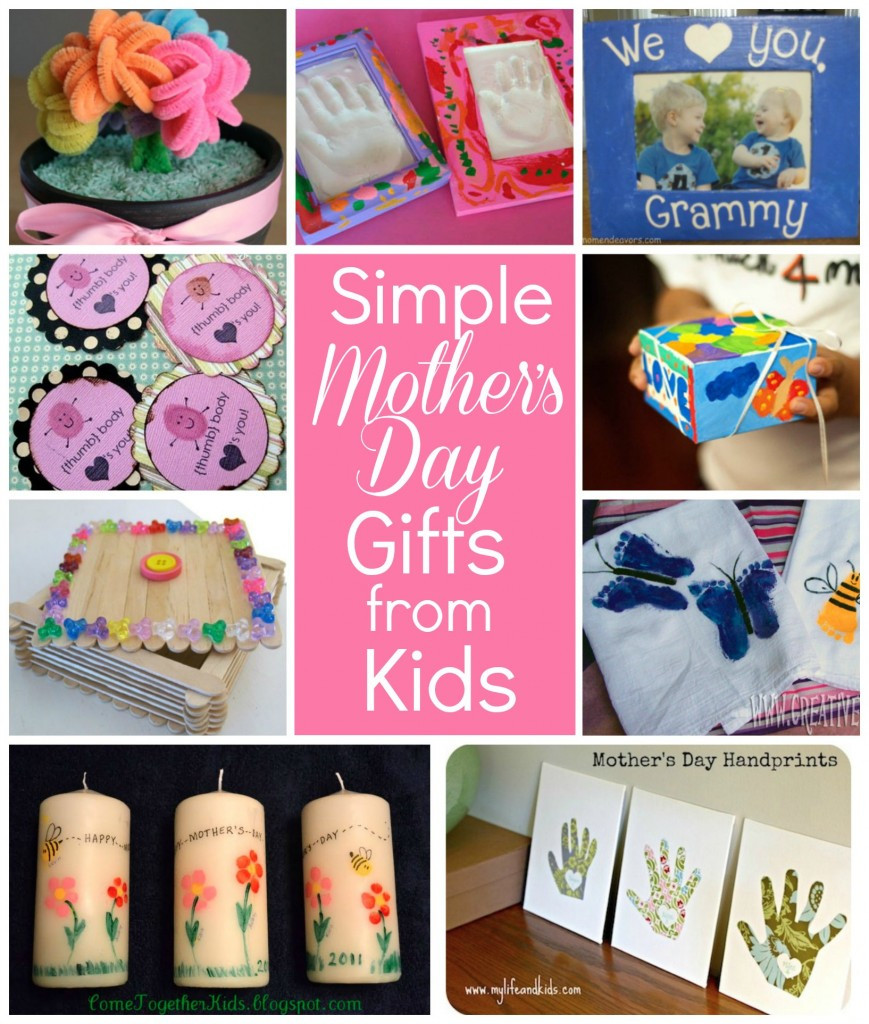 Mother'S Day Kid Craft Gift Ideas
 Simple Mother’s Day t ideas for grandma Flower pot