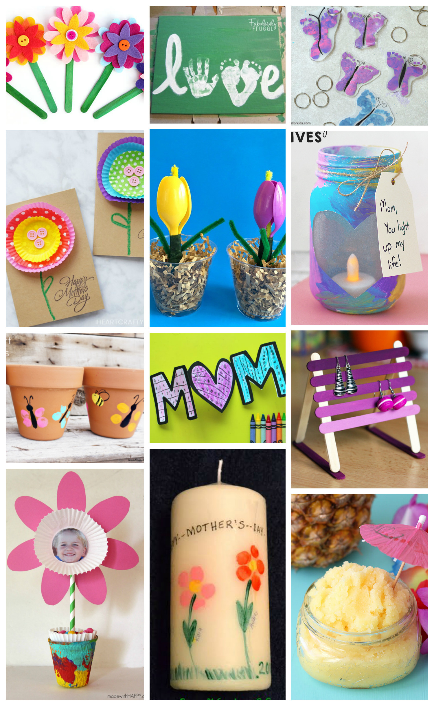 Motherday Gift Ideas
 Easy Mother s Day Crafts for Kids Happiness is Homemade