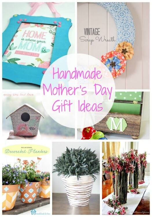 Mothers Day Homemade Gift Ideas
 20 Handmade Mother s Day Gift Ideas Link Party Features