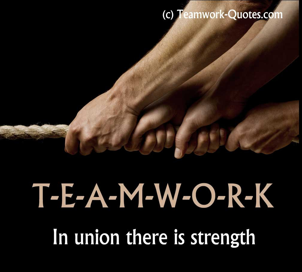 Motivational Quote For Teamwork
 Team Working To her Quotes QuotesGram