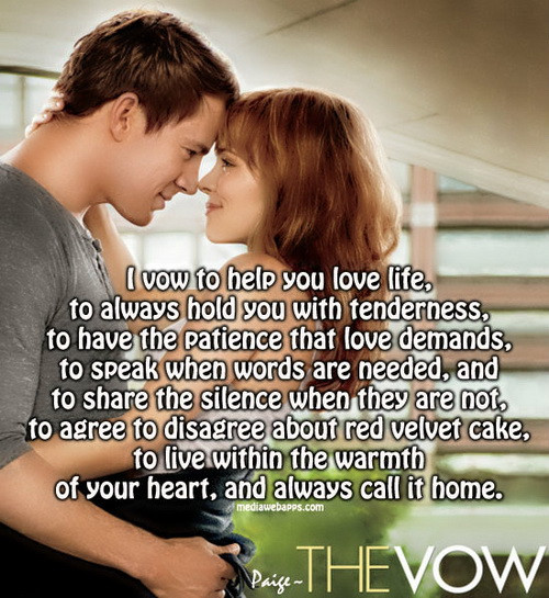 Movie Quotes About Marriage
 Quotes From Movie Wedding Vows QuotesGram