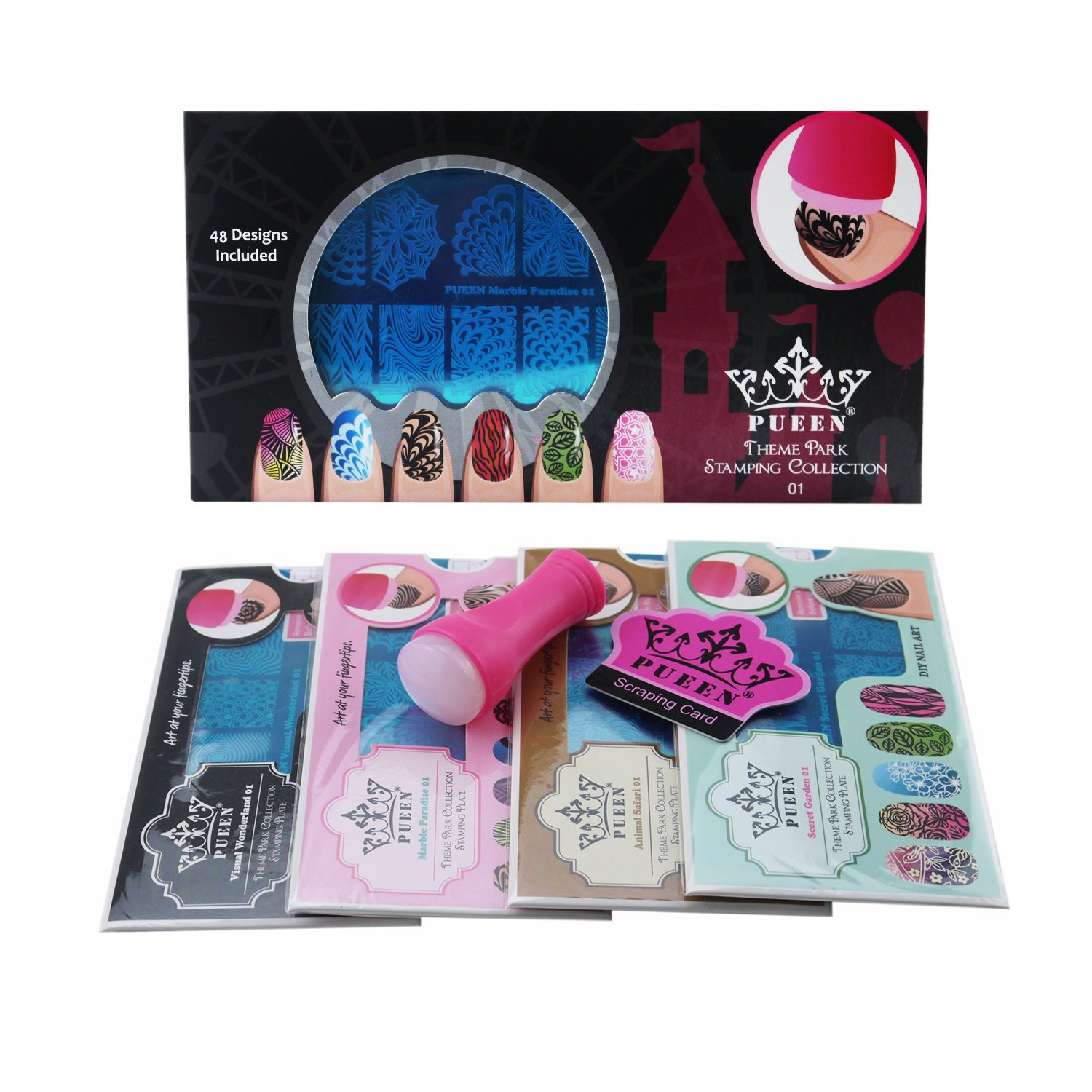 Nail Art Kits Amazon
 Amazon PUEEN Nail Art Stamping LOVE BOX I 4 Lover