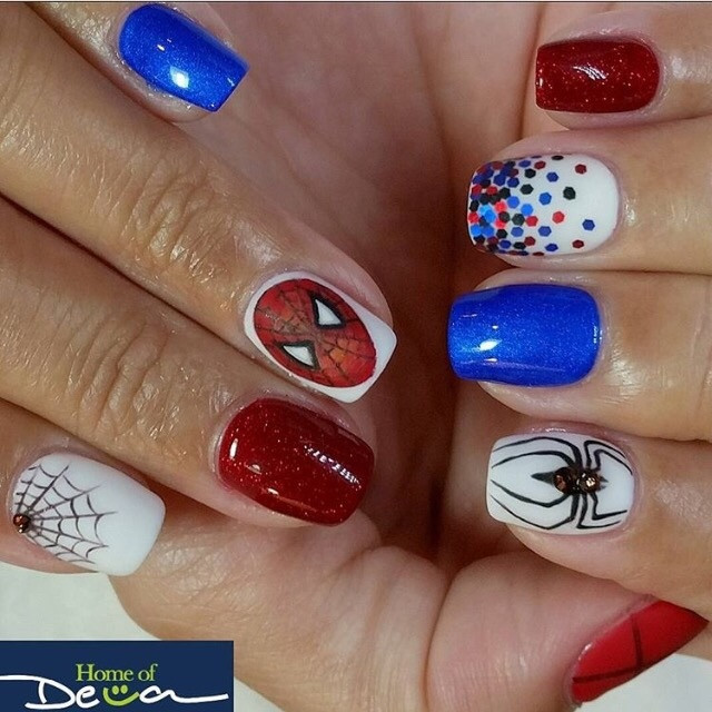 Nail Art Websites
 Web Swinging Spider Man Nail Art NAILS Magazine