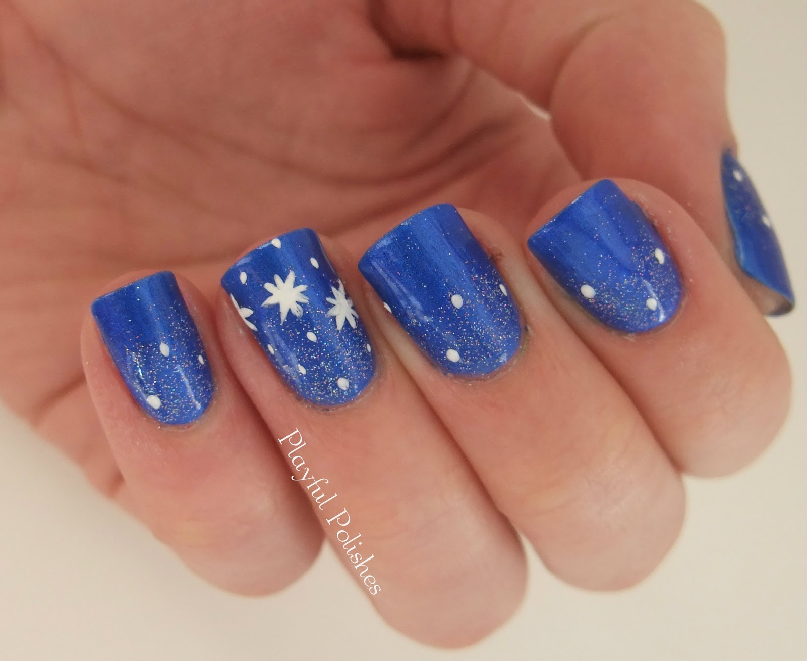 Nail Colors For January
 Playful Polishes JANUARY NAIL ART CHALLENGE DAY 16