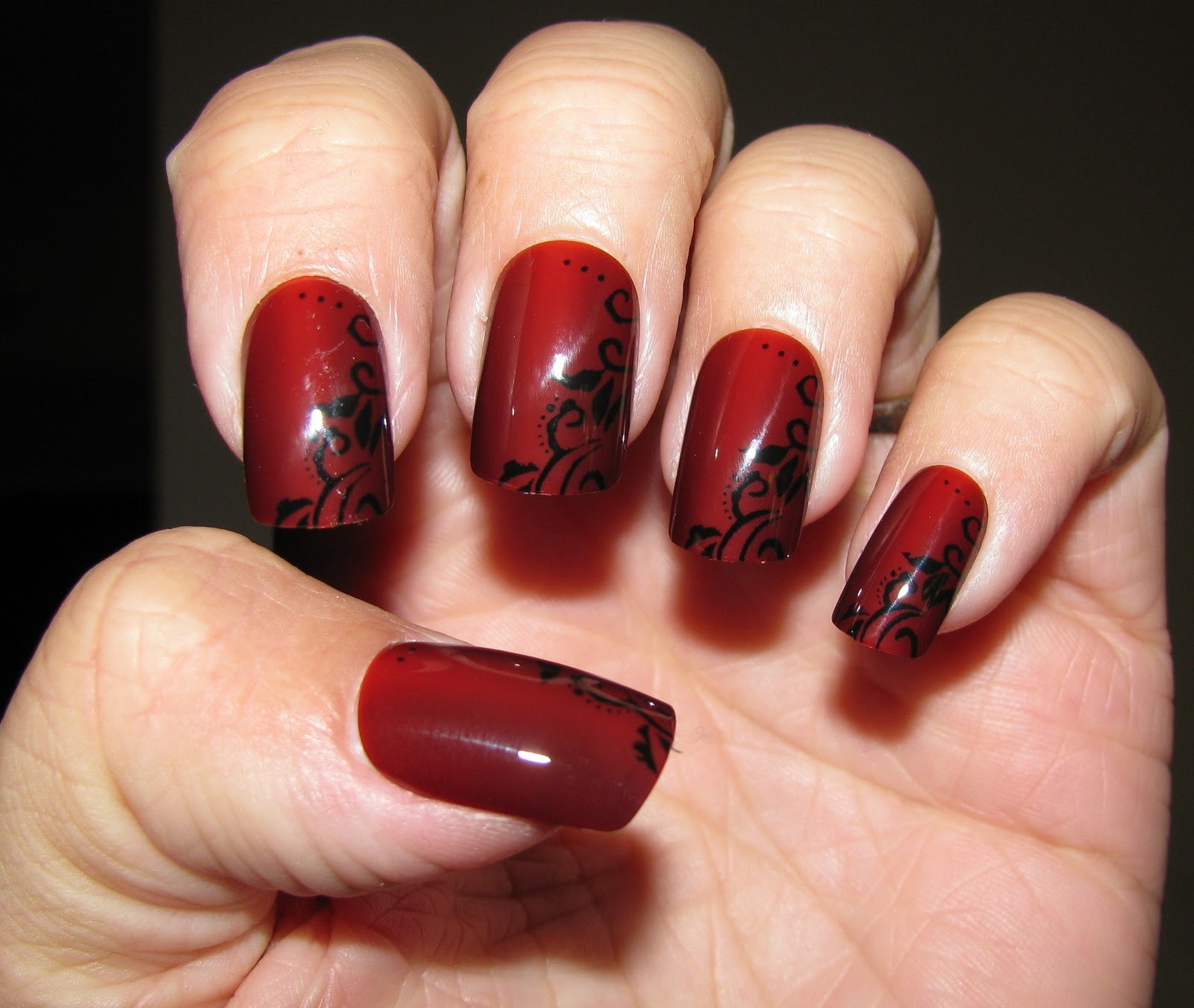 Nail Designs Black And Red
 Nail d & Polish d Kiss Halloween Nails