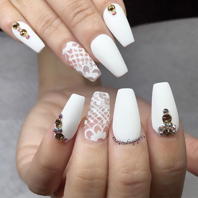 Nail Designs Com
 Try Cool Сoffin Shape Nails