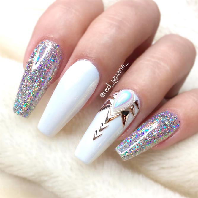 Nail Designs Com
 Awesome White Acrylic Nails