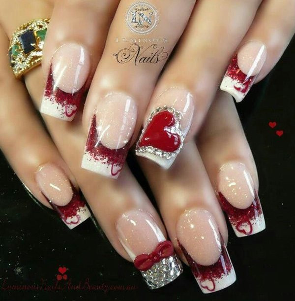 Nail Designs For Valentines Day
 Amazing Nail Art Valentine Day Special