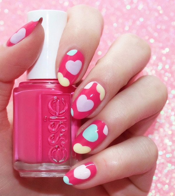 Nail Designs For Valentines Day
 30 Cute Valentine s Day Nail Art Designs That Won t Make
