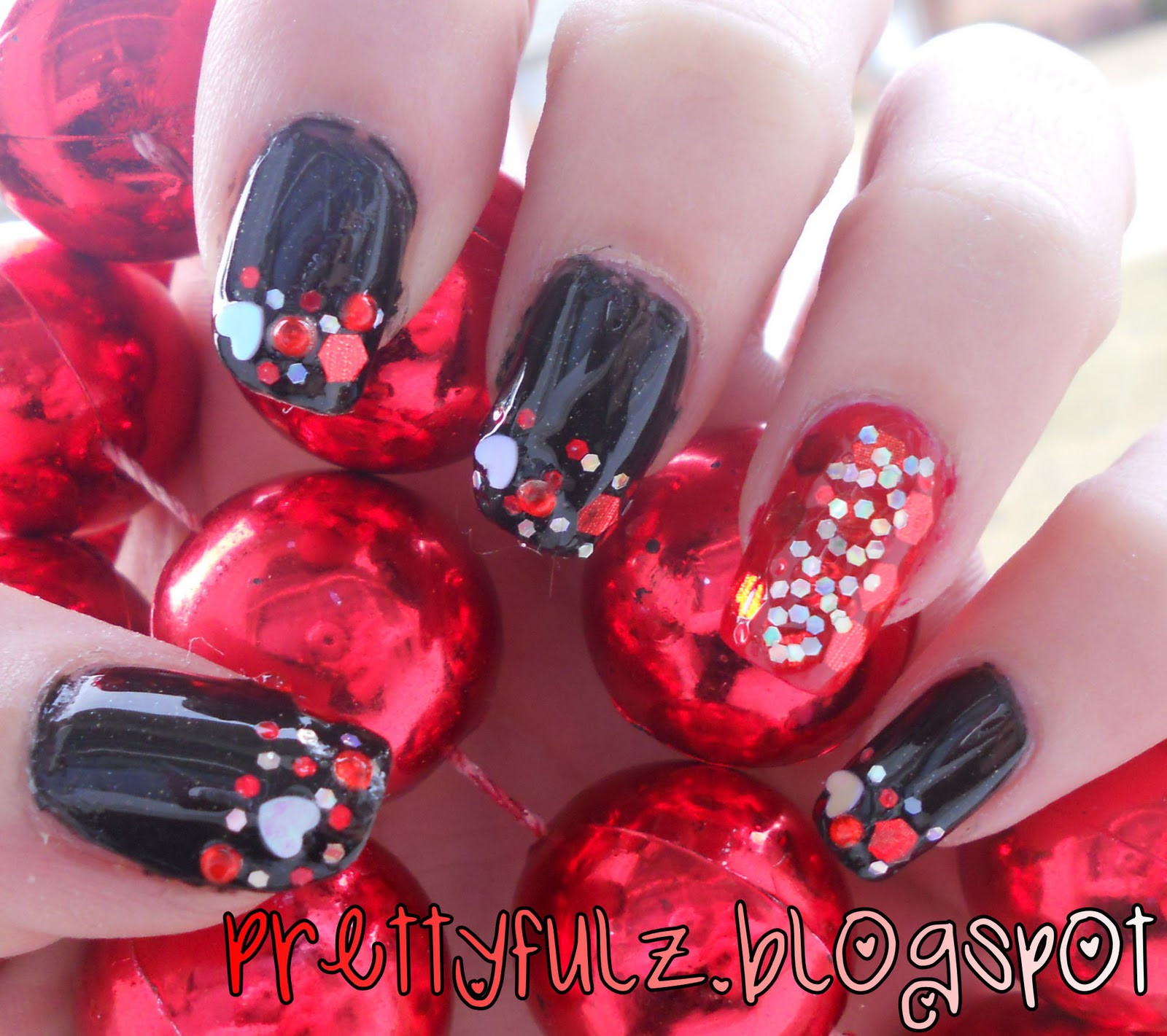 Nail Designs For Valentines Day
 Prettyfulz VALENTINE S DAY NAIL DESIGN xoxo