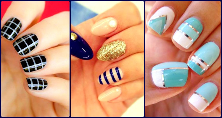 Nail Designs With Stripes
 20 Coolest Striped Striped Nail Art Designs And Ideas