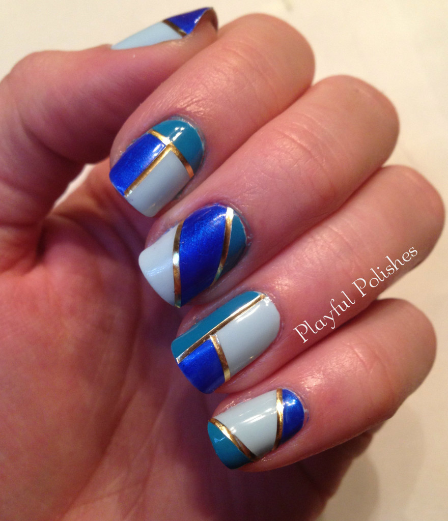 Nail Designs With Stripes
 30 Striped Nail Designs and Ideas InspirationSeek