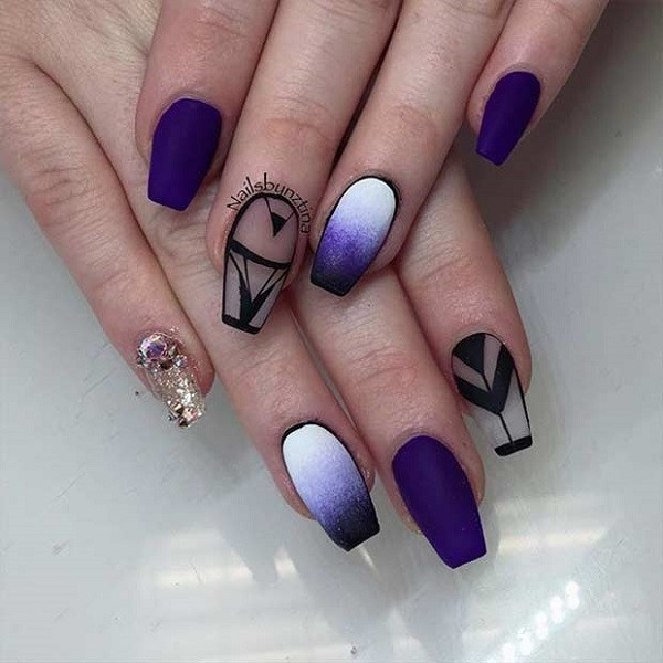 Nail Ideas Coffin
 50 COFFIN NAIL ART DESIGNS nenuno creative